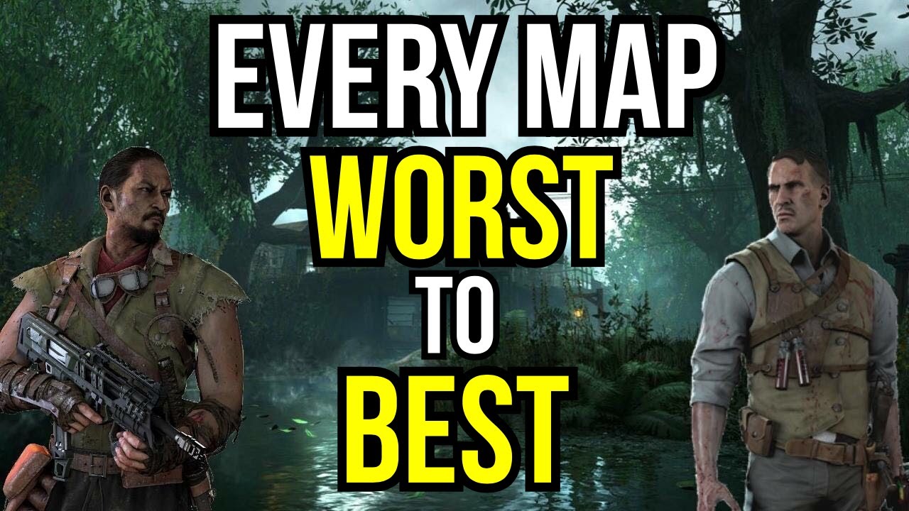 EVERY ZOMBIES MAP RANKED WORST TO BEST (WAW-BO3)