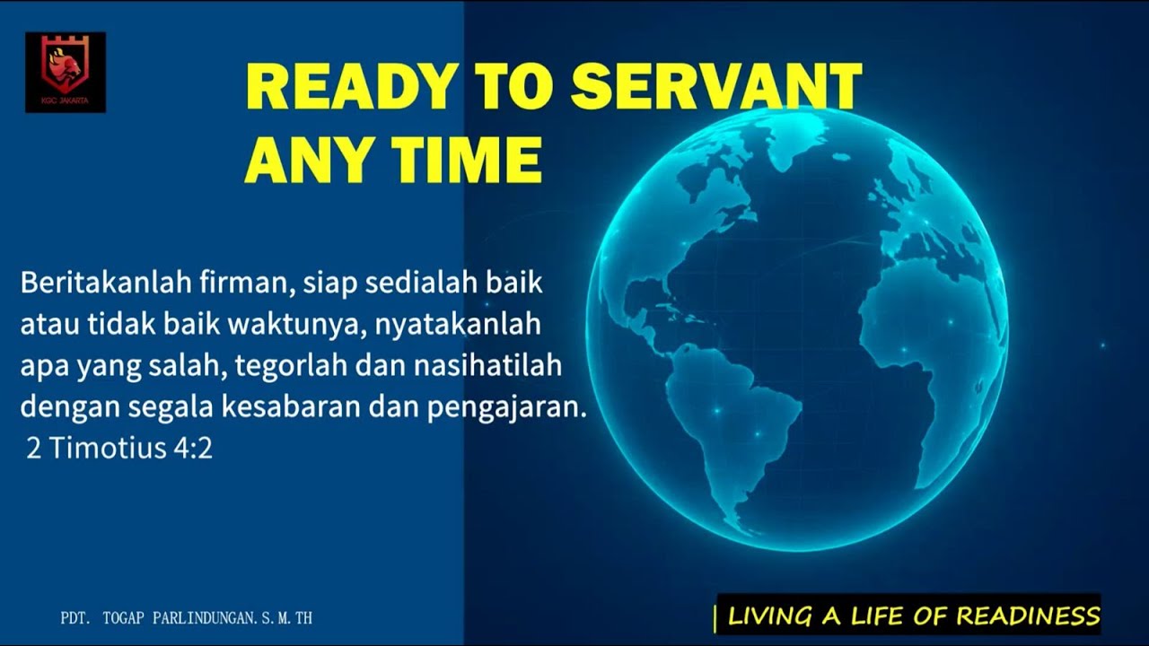 Kingdom Generation Prayers 22 Desember 2025 - Ps. Togap P. Simanjuntak, M.Th.