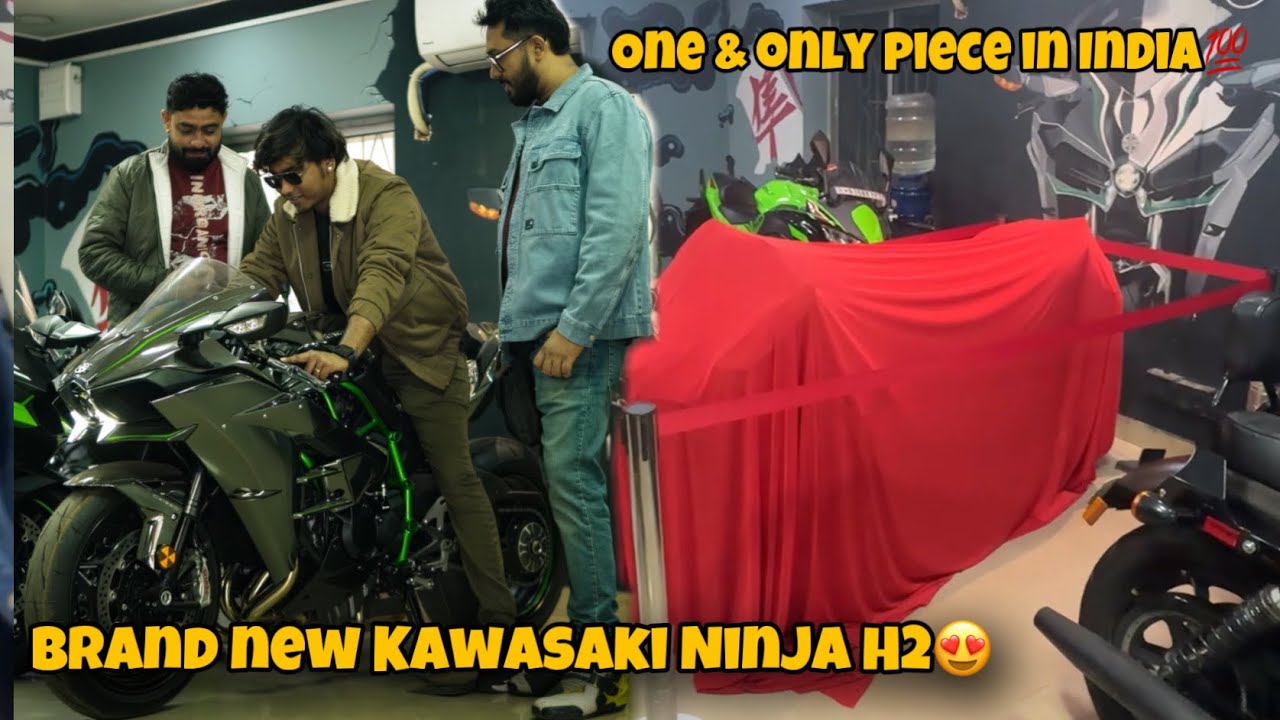 Apna Kawasaki Ninja H2 Ka Delivery Date & Meet Up Details Reveal Kar Diya😍 One & Only Piece in India