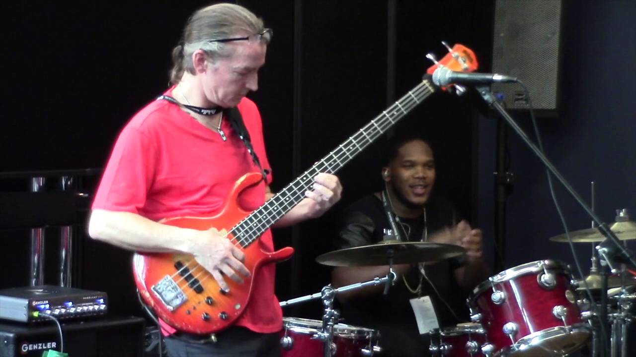Bass Musician Magazine NAMM 2016 - Doug Johns