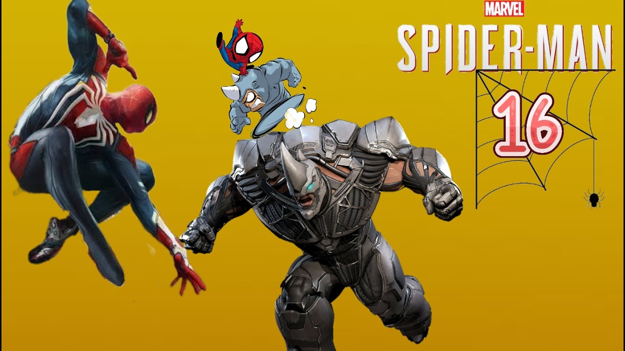 SPIDER MAN (PS4) - Parte 16 : SPIDER vs RHINO | MARY JANE ESPIÃ [PS4 Pro - Playthrough ]