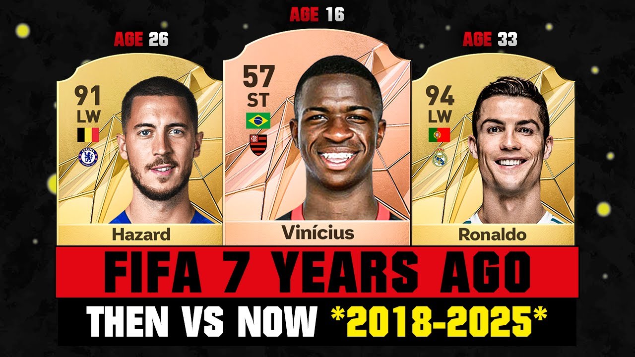 THIS IS HOW FIFA LOOKED 7 YEARS AGO VS NOW! 🤯😱 ft. Vinicius, Hazard, Ronaldo…