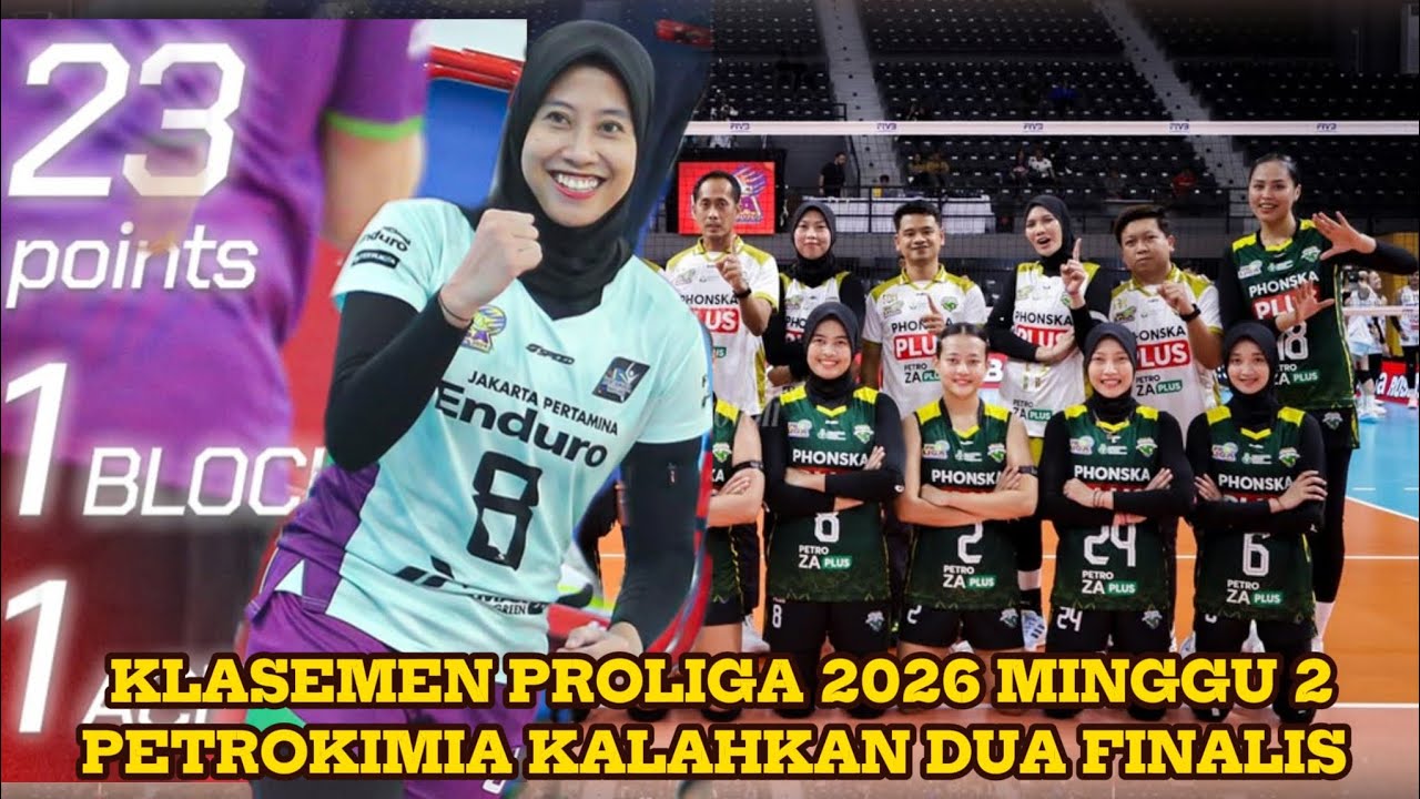 Kekalahan Pertama Jakarta Pertamina Enduro. Klasemen Proliga 2026