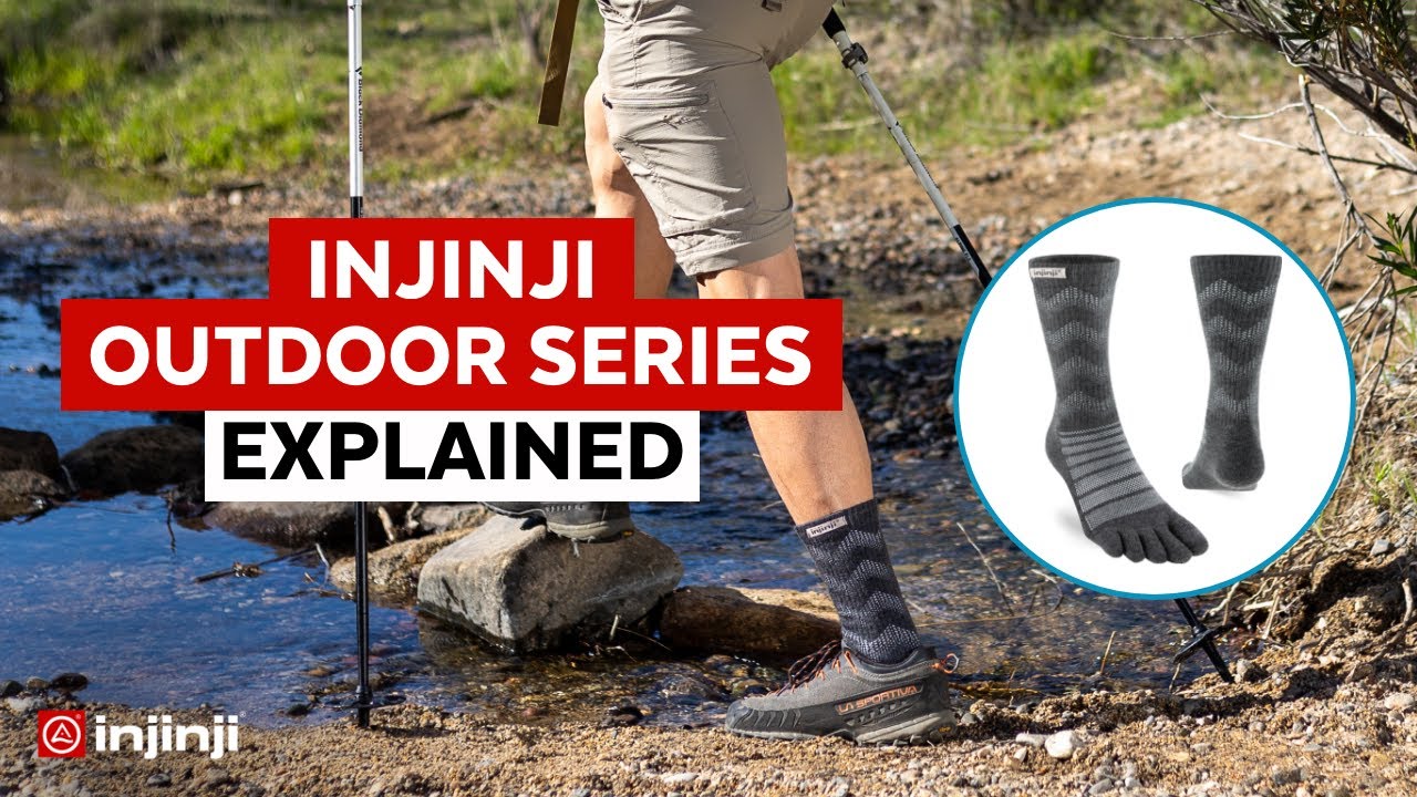 The Injinji Outdoor Series | Merino Wool Toesocks for Hiking and Backpacking