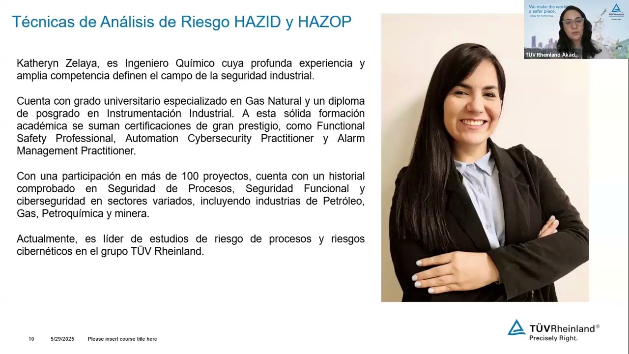 Webinar HAZID HAZOP - Chile