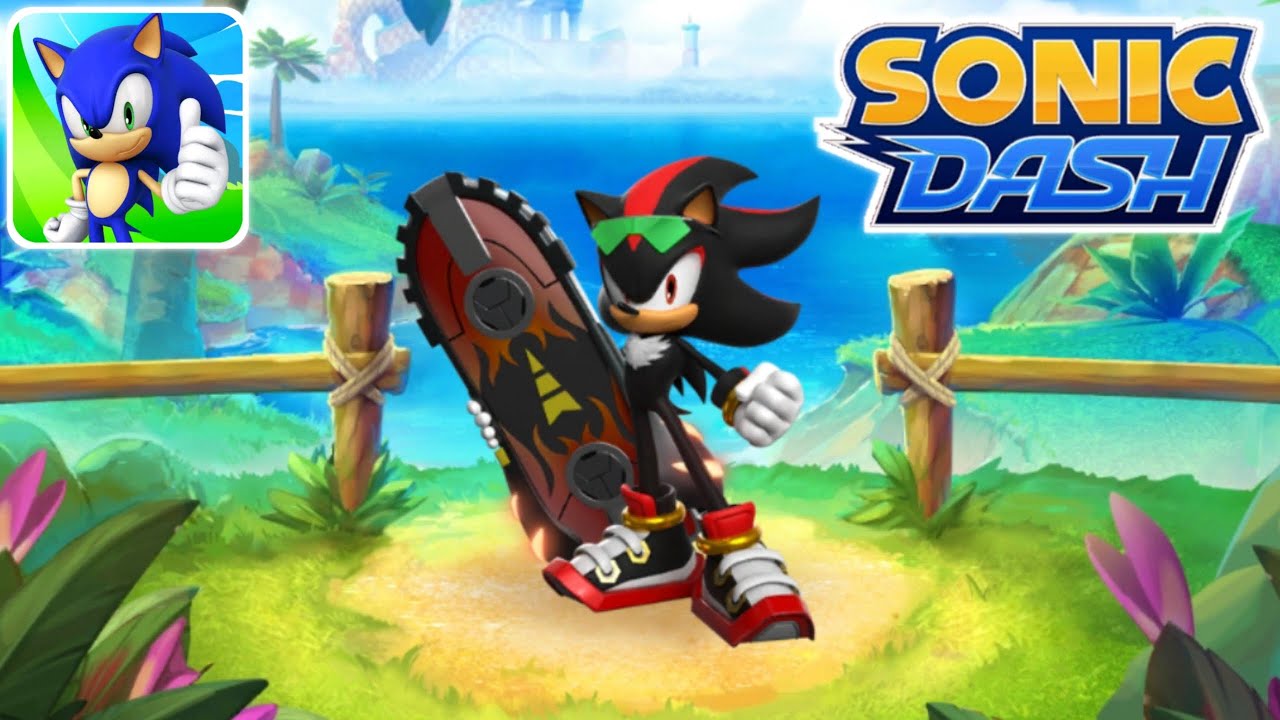 SONIC DASH - EXTREME GEAR SHADOW ANDROID GAMEPLAY