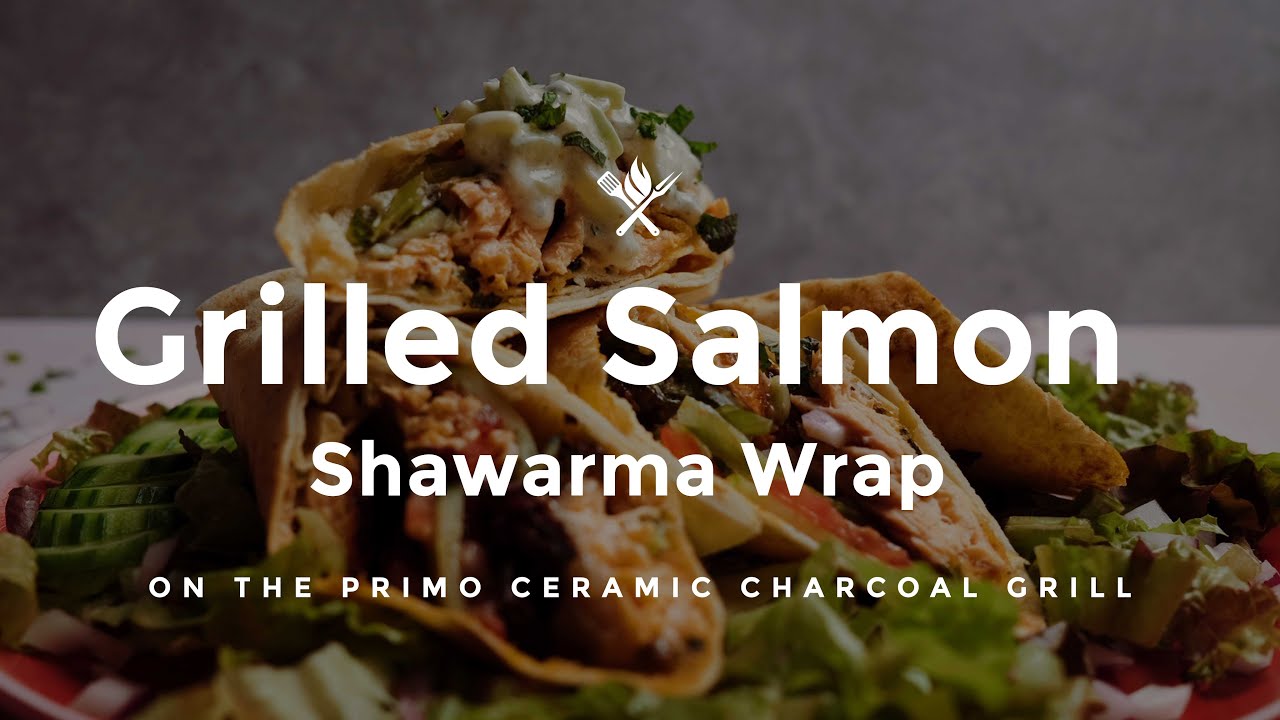 Homemade Salmon Shawarma Wrap | Chef Tom's Recipe