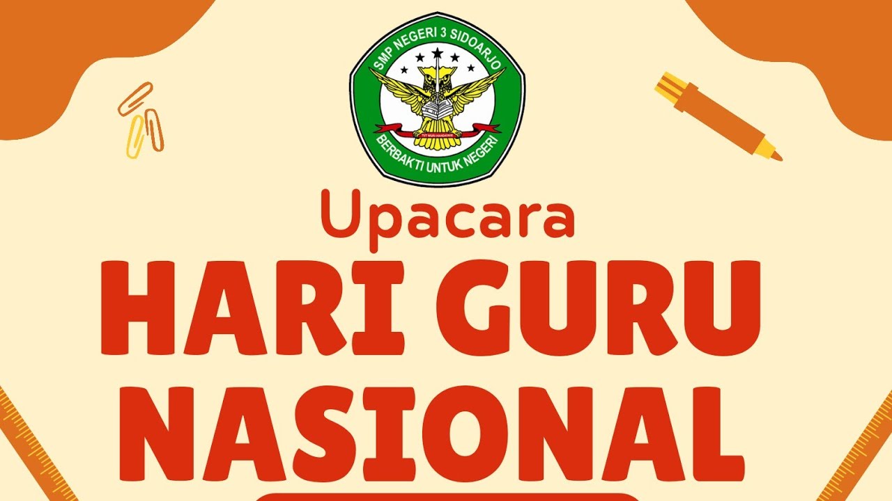 Upacara Hari Guru Nasional (HGN) 2024