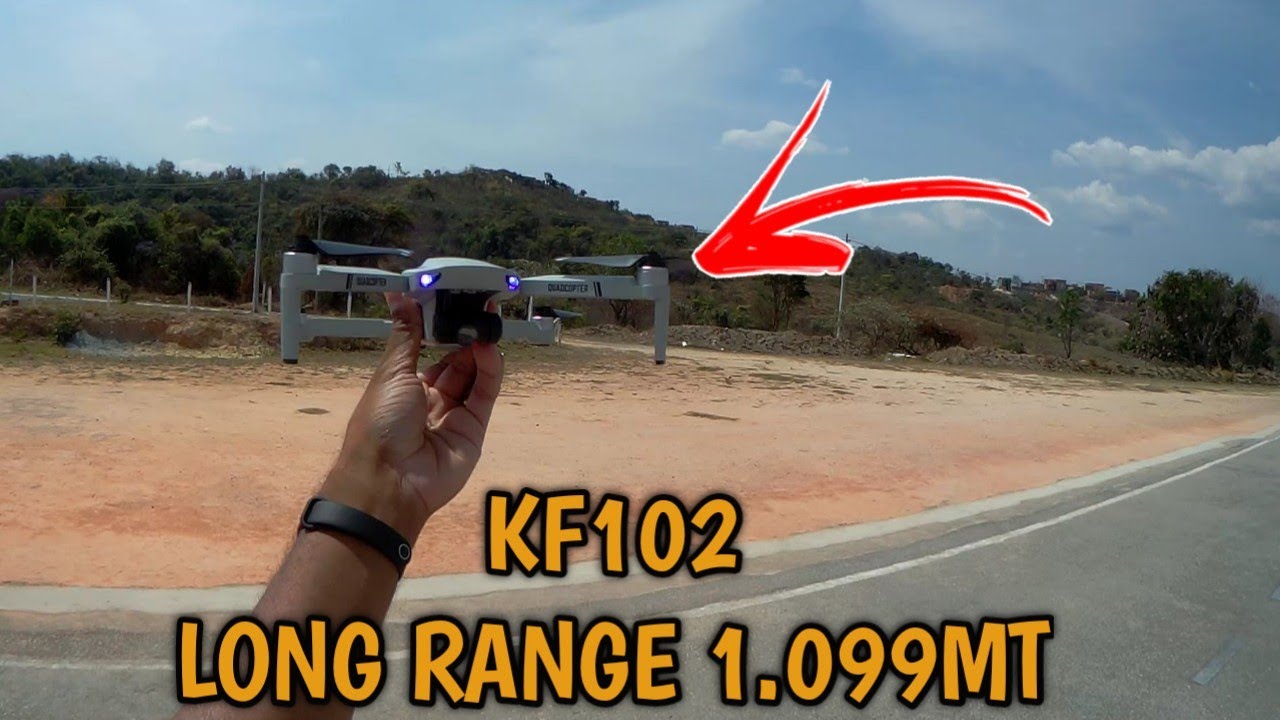 KF102 LONG RANGE E MUITO MAIS DRONE BOM E BARATO PARA INICIANTES