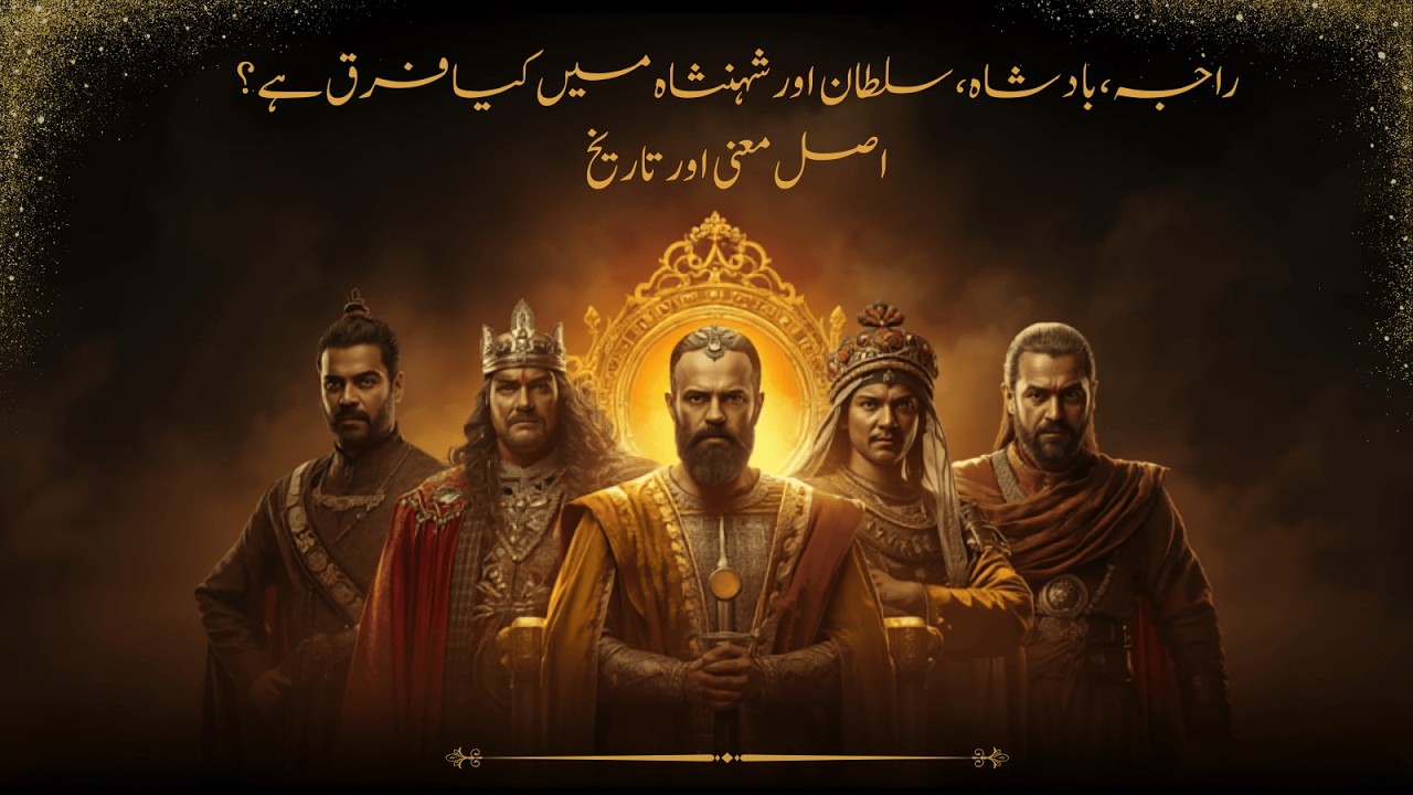 Raja, Badshah, Sultan aur Shahanshah mein kya farq hai? | Asal Ma’ni aur Tareekh