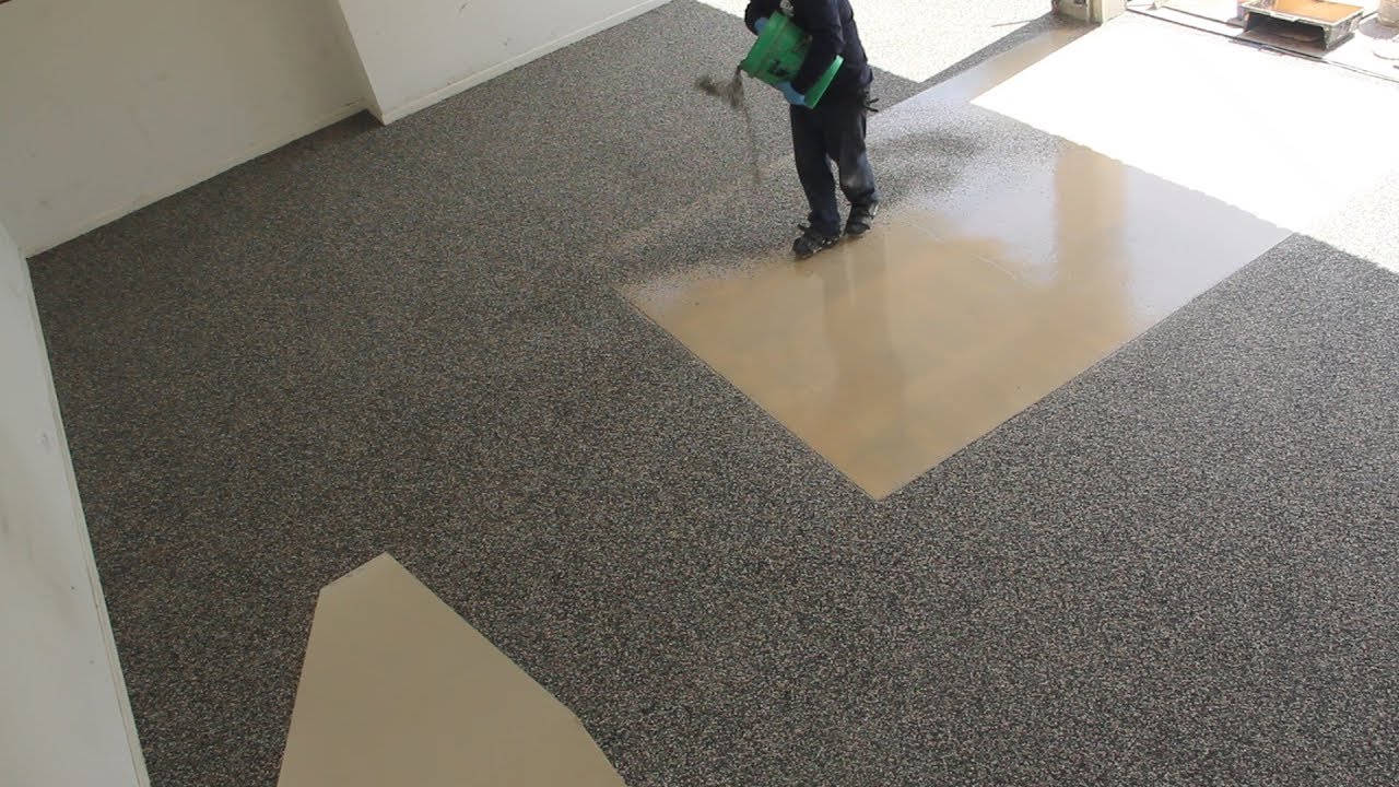 Polyurea Flooring Installation by Sears Garage Solutions