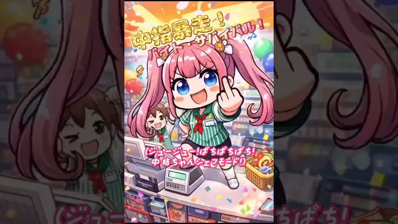 【電波ソング】中指暴走！バイト・サバイバル！【SUNO AI楽曲】