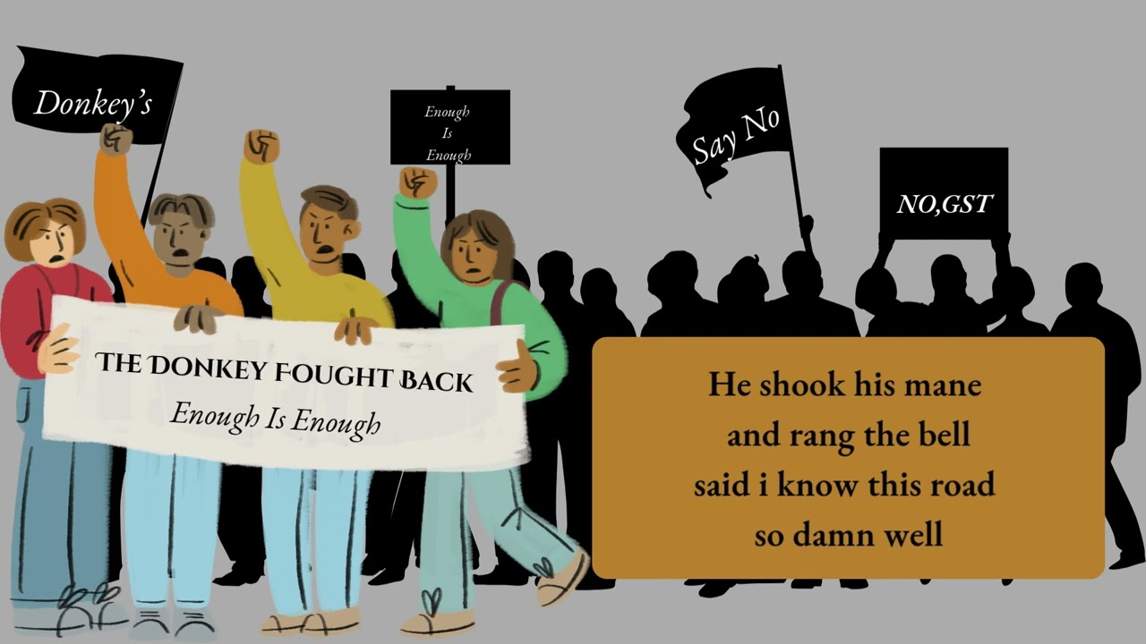 The Donkey Fought Back By Bob Ogier