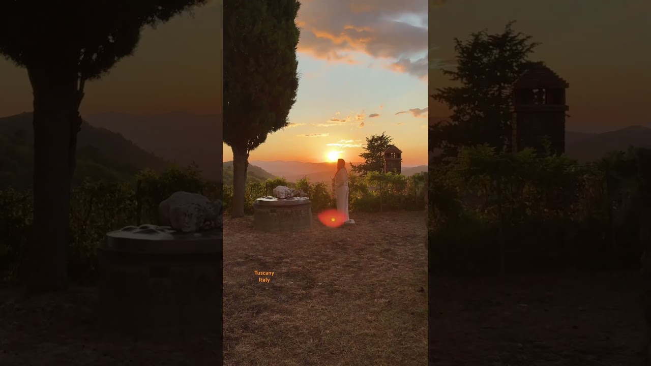 Sunset in Italy #tuscany #italy #sunset #travel