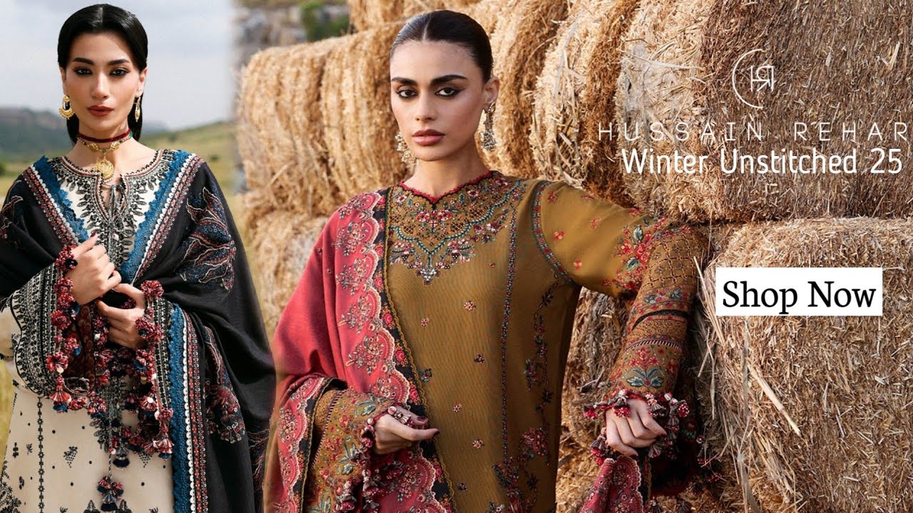 Hussain Rehar Luxury Khaddar Collection 2025 | Hussain Rehar Unstitched Luxury Winter Collection '25