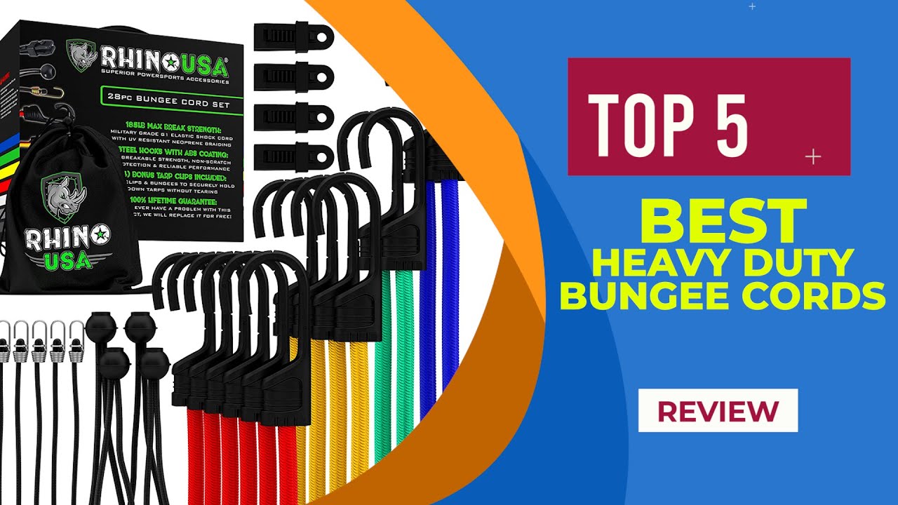 The 5 Best Heavy Duty Bungee Cords of 2025 [ Reviews ]