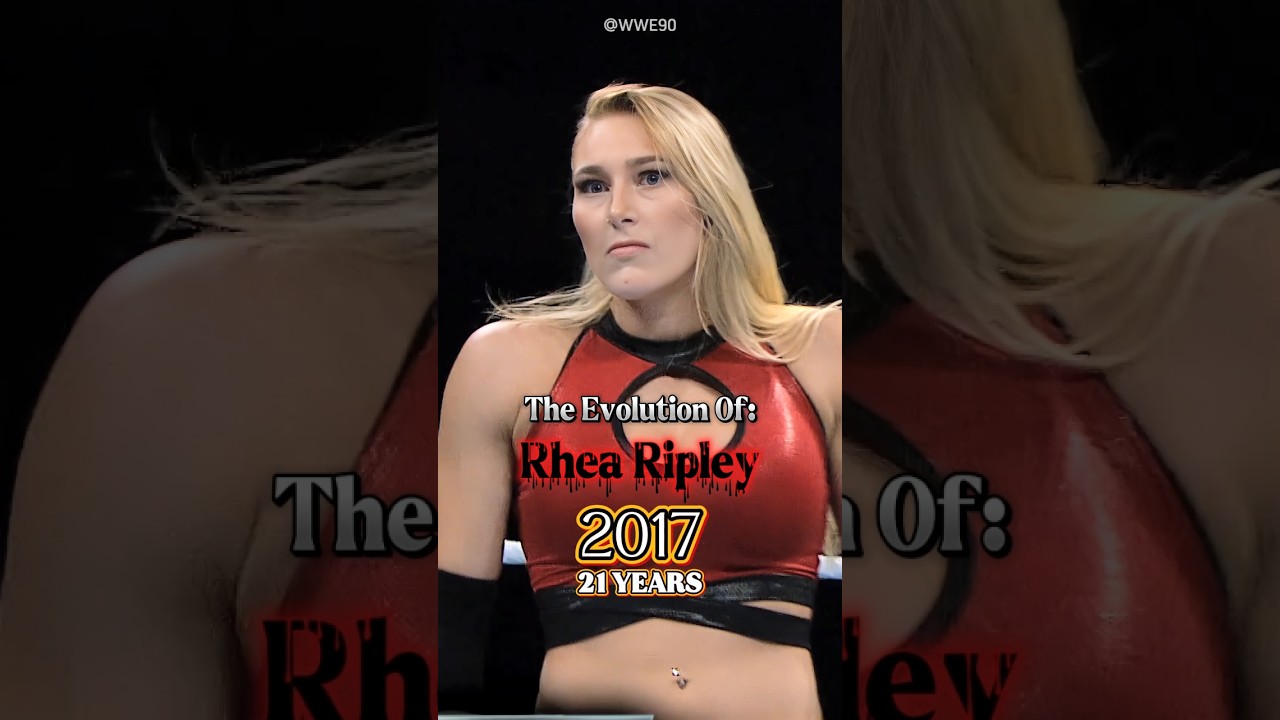 The evolution of Rhea Ripley in WWE #rhearipley #wrestling #netflixwwe #netflix #rhearipley