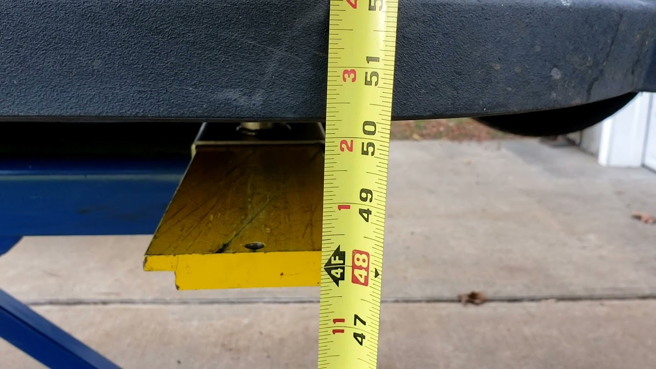 Bendpak Scissor Lift MD6XP Chevy Suburban Operation and Truck Adapters 110 Volts