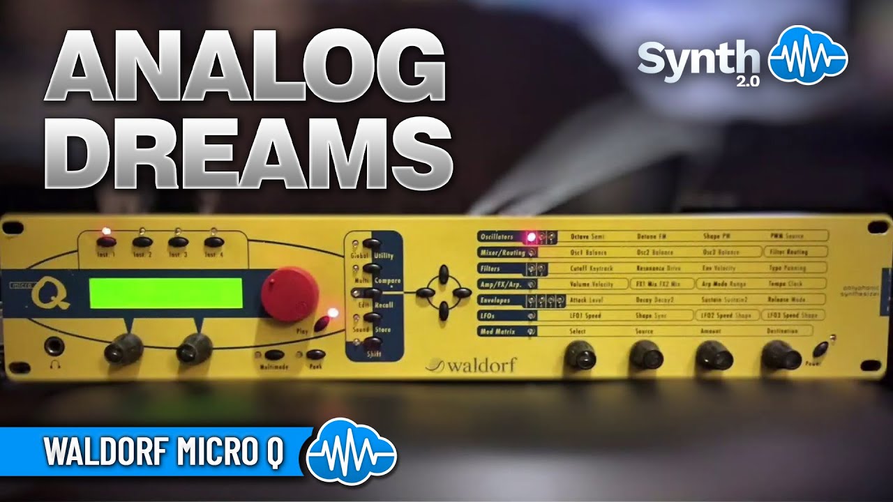 WALDORF MICRO Q ♫ 100 Custom Patches ► ANALOG DREAMS SOUND BANK