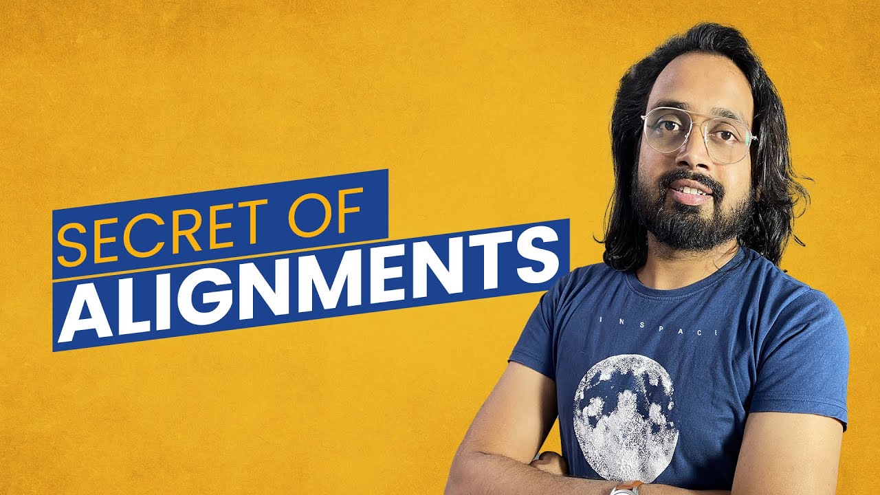 Secret Of Alignment | Principles Of Graphic Design - Hindi / Urdu