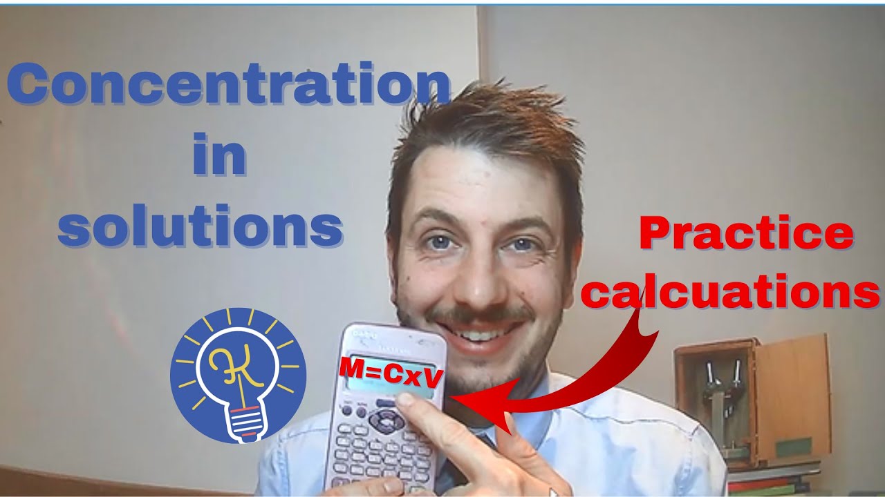 Concentrations of solutions and how to calculate them GCSE AQA Chemistry