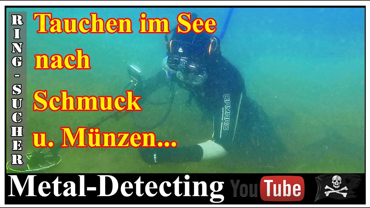 Tauchen u. Sondeln mit dem Blu3 Nemo u. meinem Metalldetektor. Schatzsuche im Wasser.