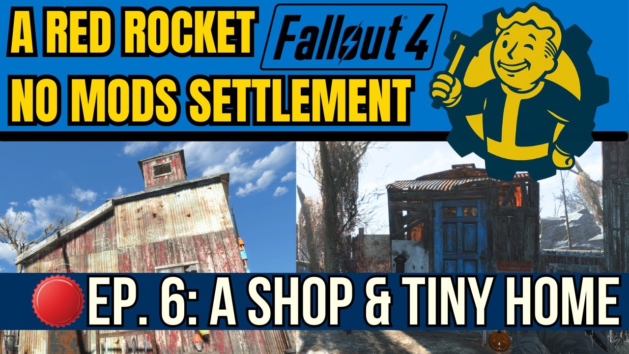 Строительство поселения «Красная ракета» в Fallout 4 без модов! — Часть 6