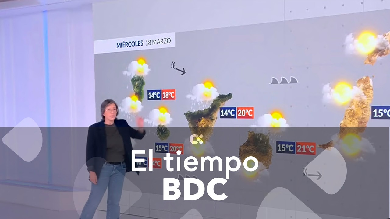 Previsión del tiempo en 'Buenos días, Canarias' por Vicky Palma