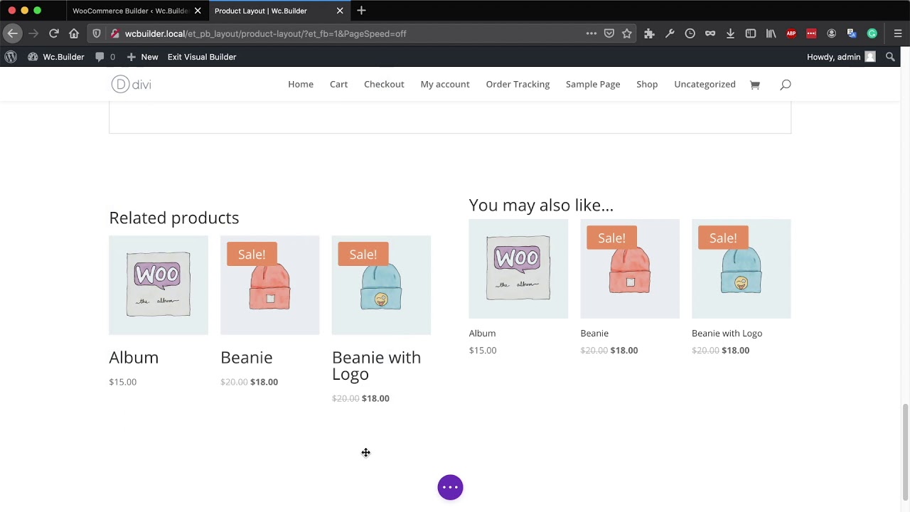 7. Build Custom Product Layout - WooCommerce Builder For Divi Plugin