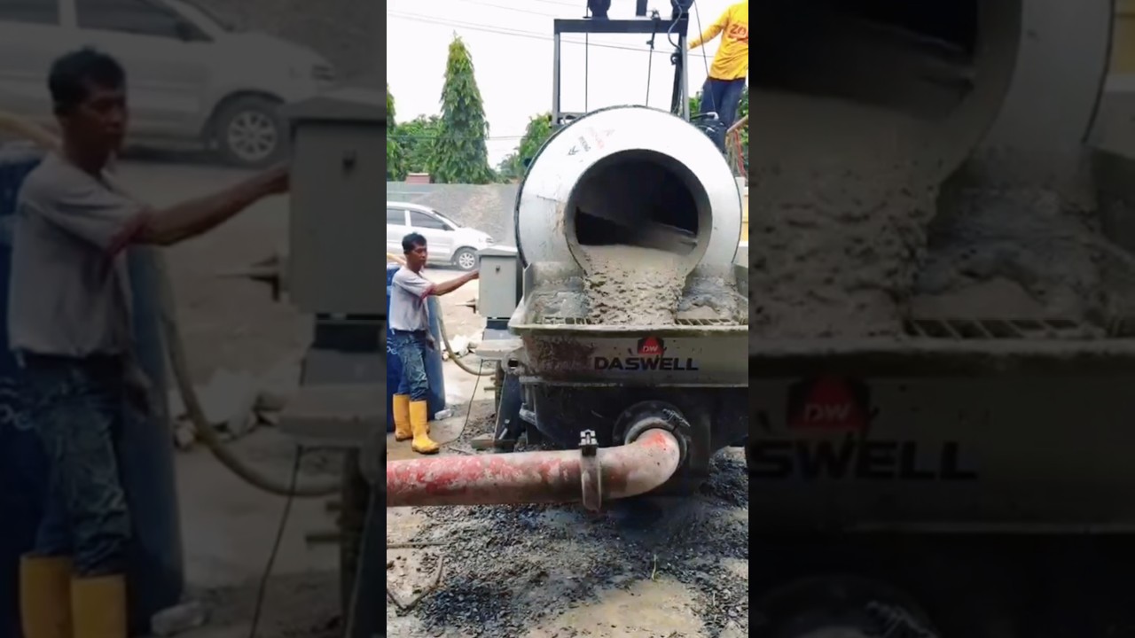 Concrete Mixer Pump or Traditional Concrete Pump? Which Saves More? #concretemixerpump #concretepump