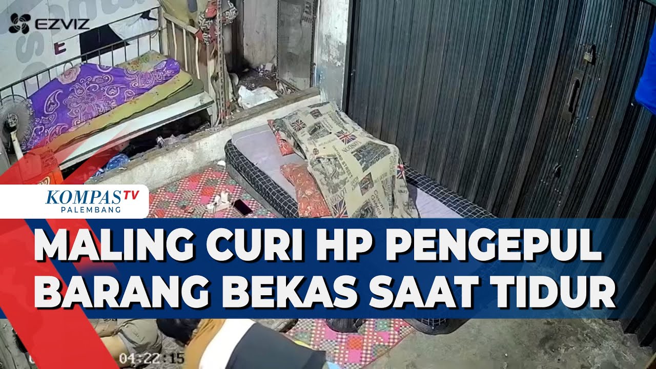 HP Mahal Milik Pengepul Barang Bekas di Palembang Raib Digondol Maling Saat Tidur