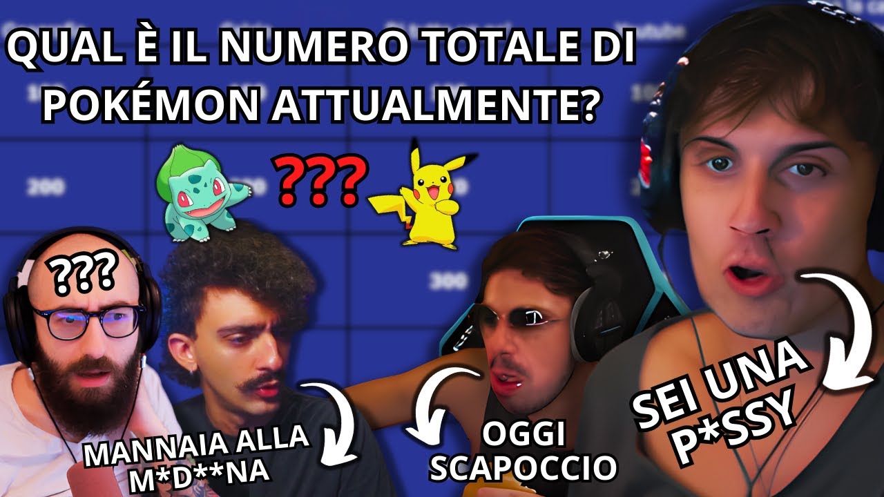IL QUIZ PIÙ LITIGIOSO DI SEMPRE 😂 JEOPARDY Con BLUR, MARZA, FRENEH e MARIO STURNIOLO