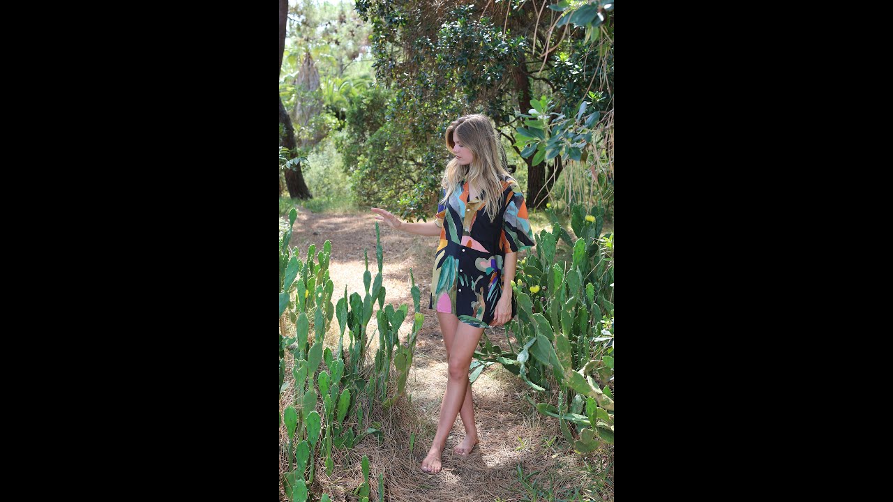 Chemise Hawa&iuml;enne Dancing Wood Black