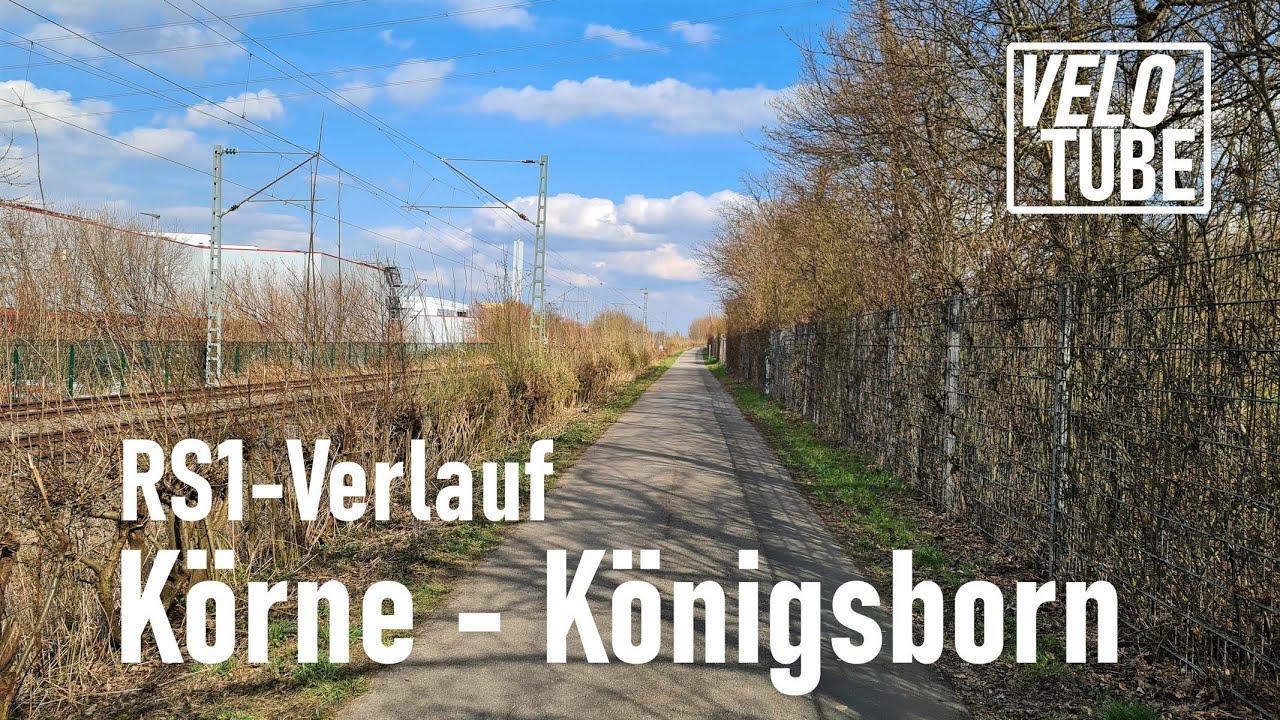 Abgelichtet: Radweg Dortmund-Körne - Königsborn | Radschnellweg Ruhr RS1 | März 2021 | 4K Timelapse