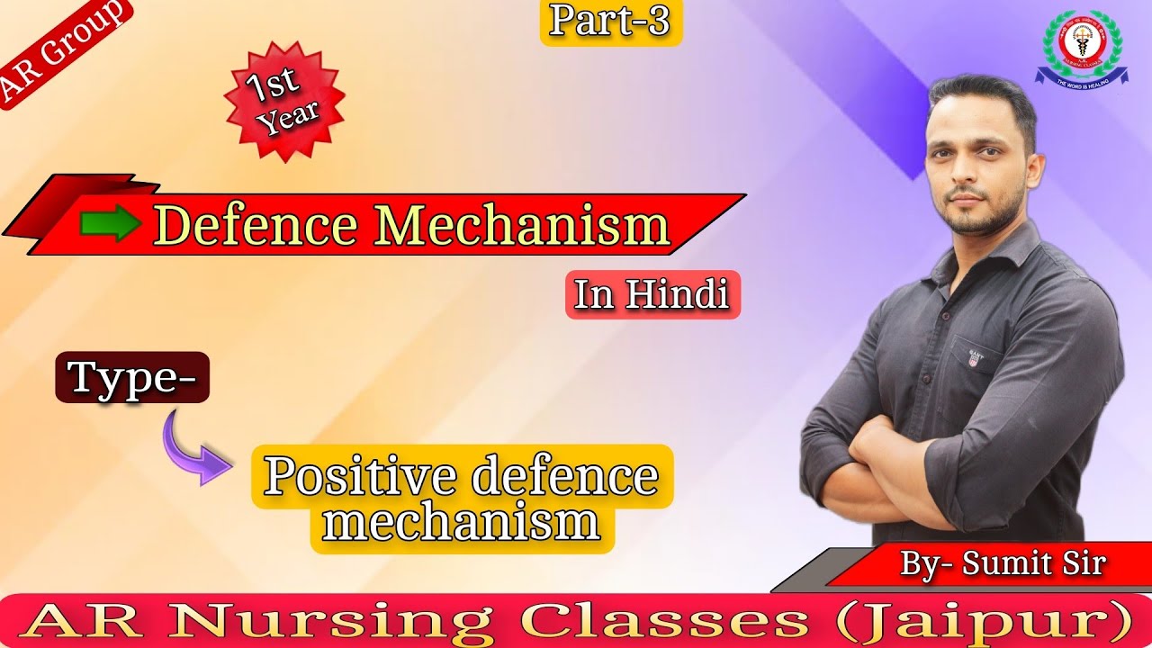 Defence mechanism (In Hindi) 03 : Types of defence mechanism - psychology 2023 batch