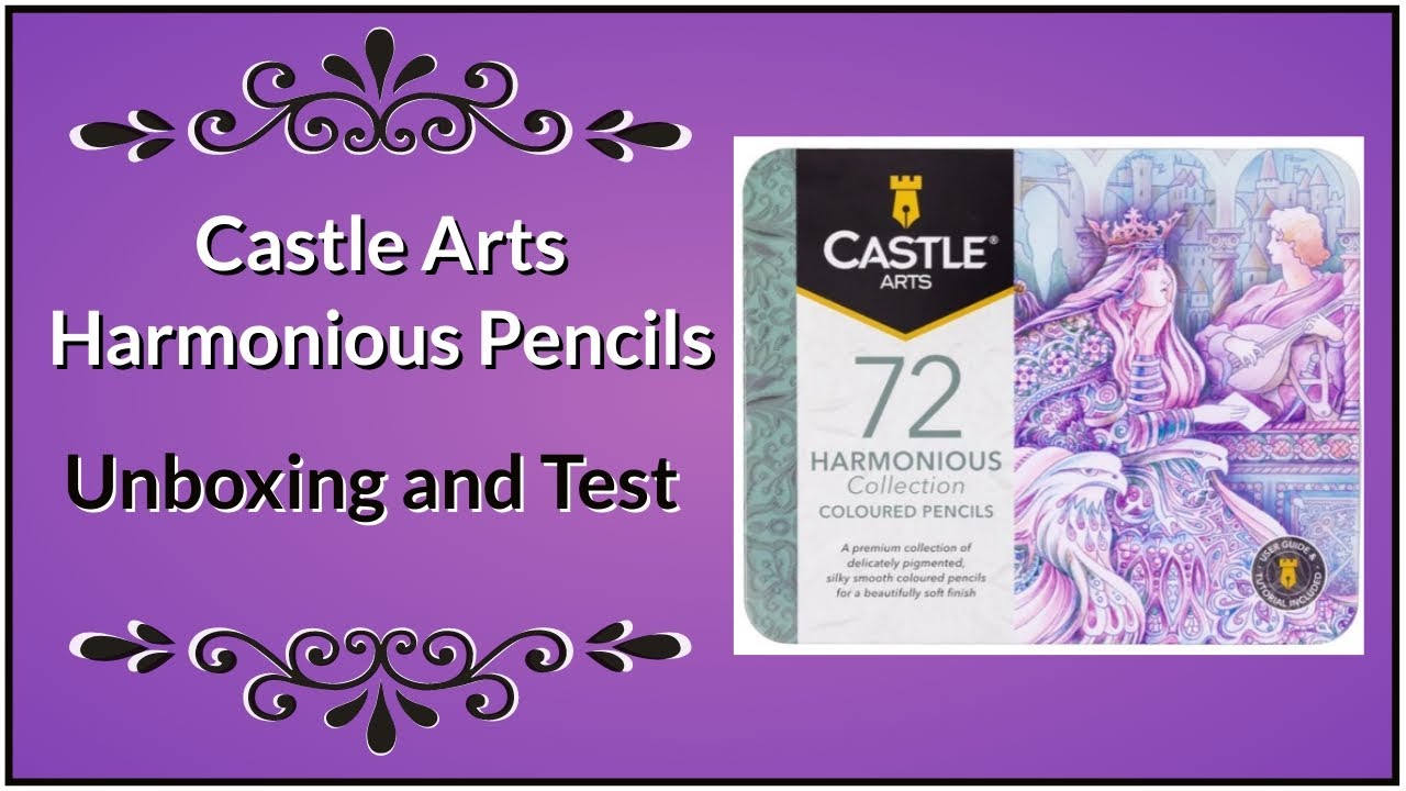 Распаковка и тестирование — Castle Arts Harmonious Pencils