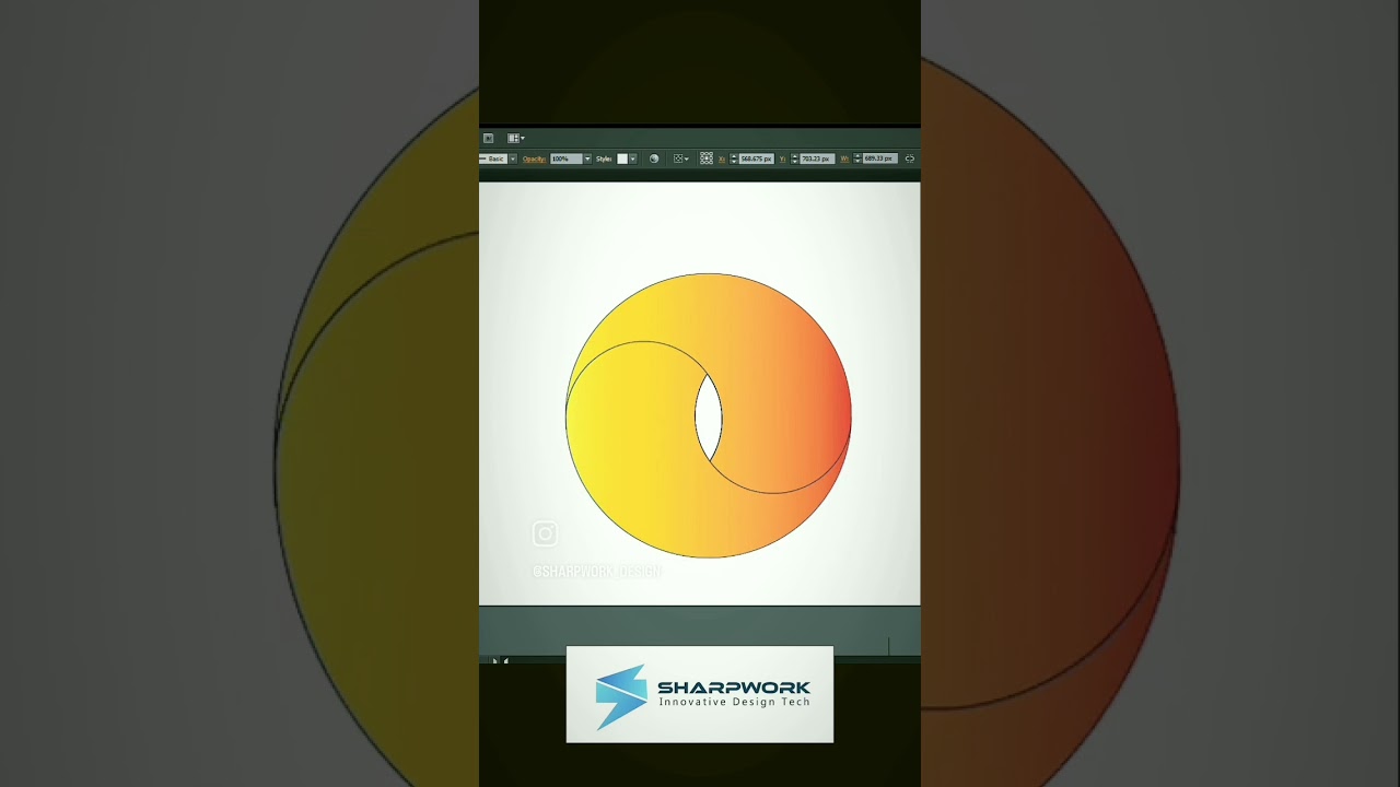 complex design in illustrator #graphicdesign #branding #illustrator #logos
