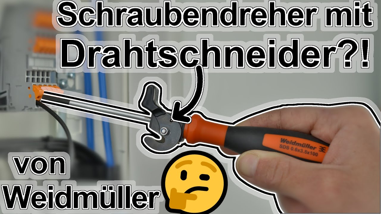 DAS Elektriker-WERKZEUG KENNST du NICHT! 🧐 Schraubendreher mit Seitenschneider - Weidmüller swifty