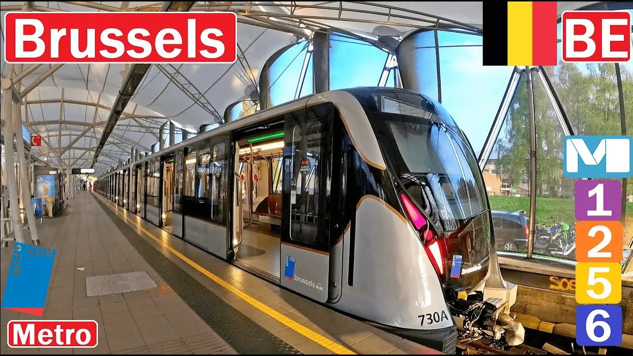 🇧🇪 BRUSSELS METRO 2025 | Métro de Bruxelles【4K】