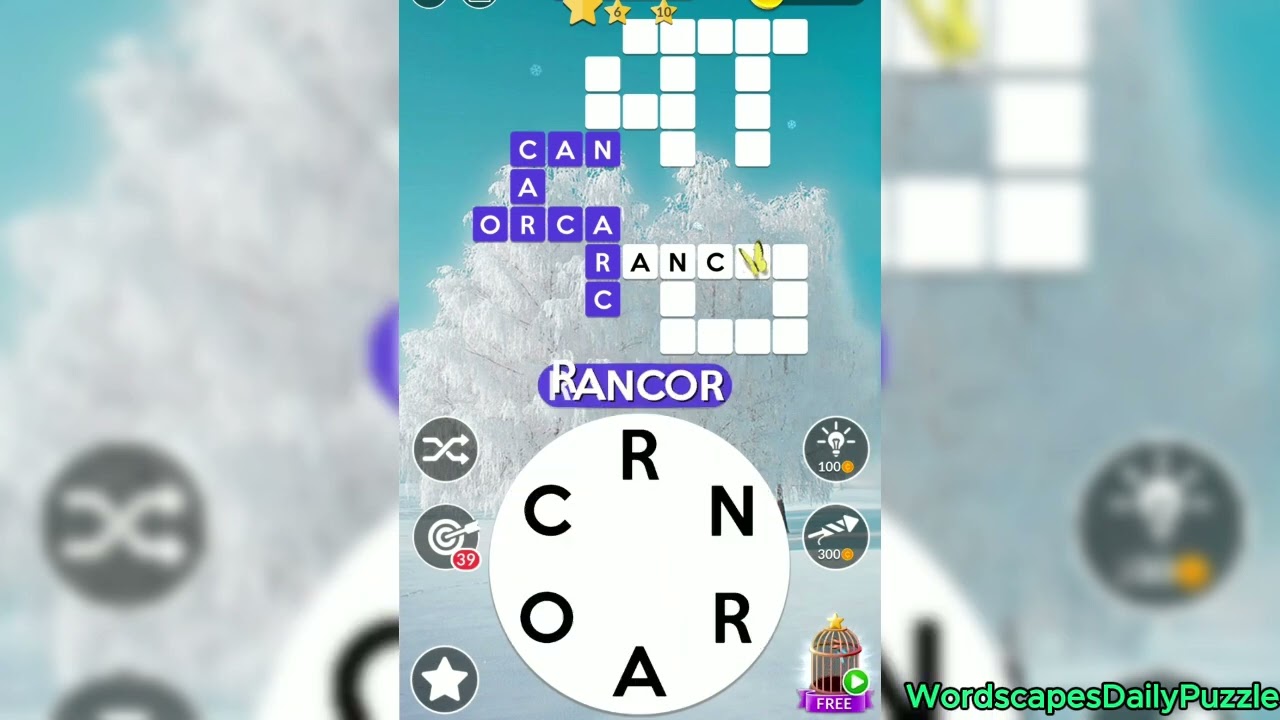 WORDSCAPES Daily Puzzle February 2, 2026