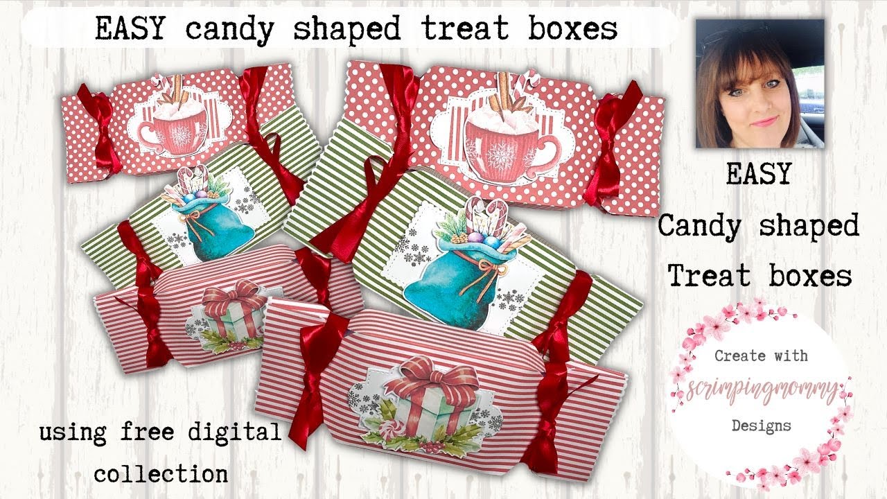 EASY candy shaped treat boxes
