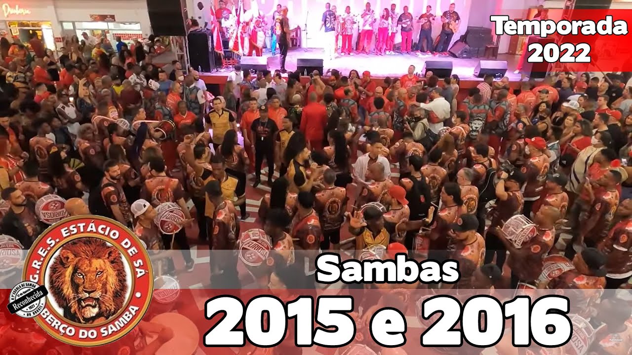 Estácio de Sá 2015 e 2016 | Samba ao vivo no Salgueiro Convida #SC22