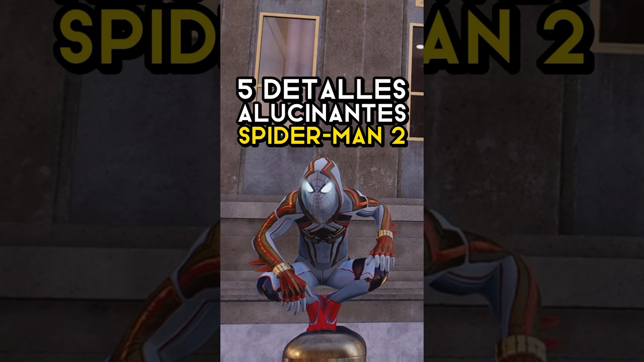 A&Uacute;N M&Aacute;S DETALLES ALUCINANTES DE SPIDER-MAN 2 #SpiderMan2 #SpiderMan #Marvel #PS5 🤯