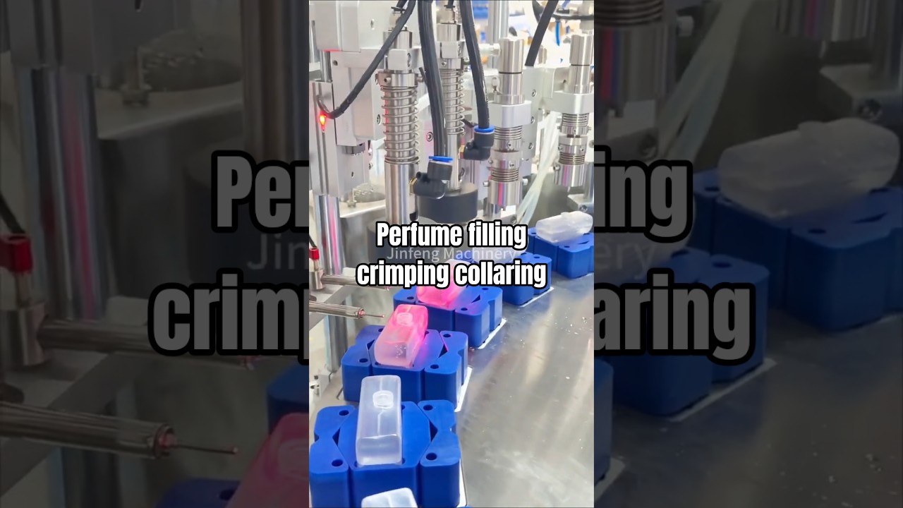 Rotary perfume filling machine