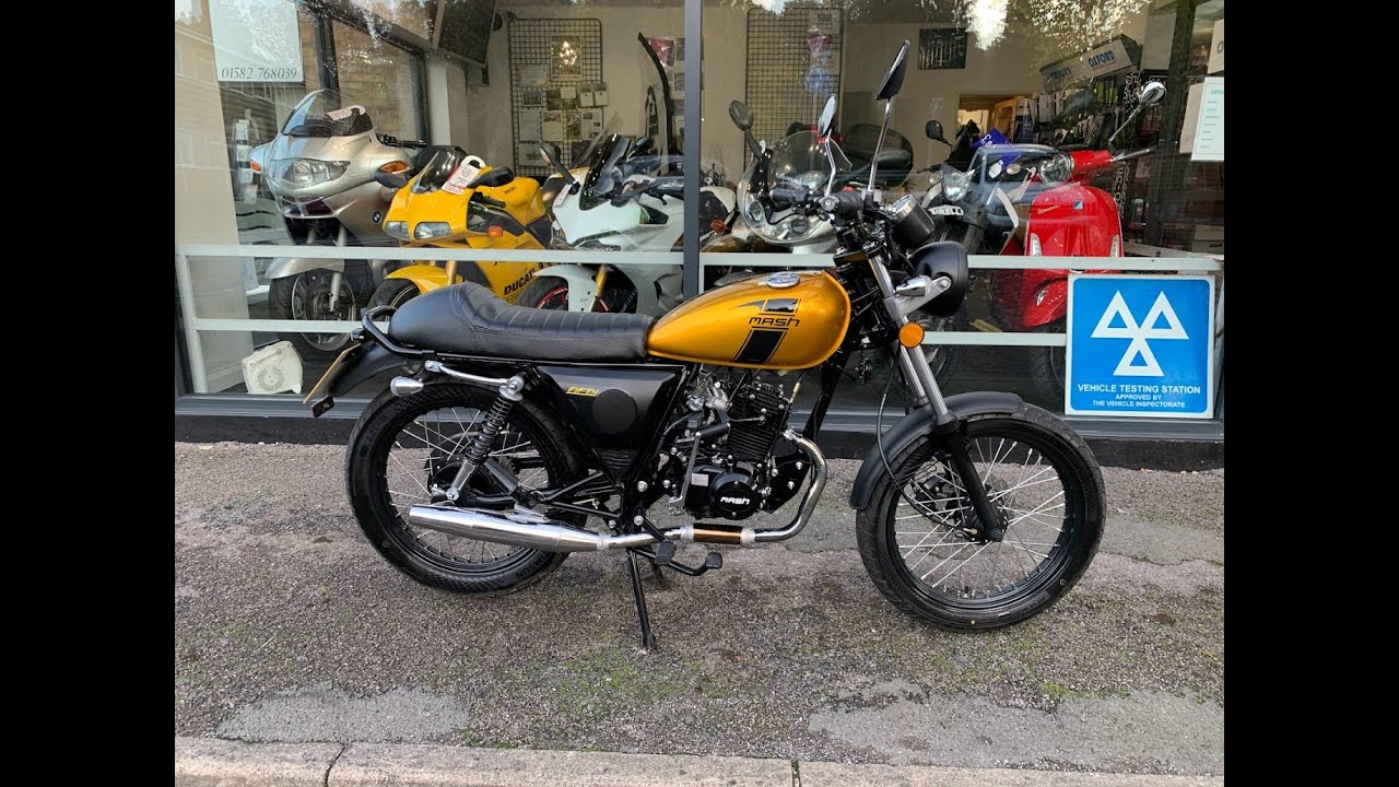 MASH FIFTY 2021 GOLD EURO 5 FUEL INJECTION QUICK REVIEW AND START UP