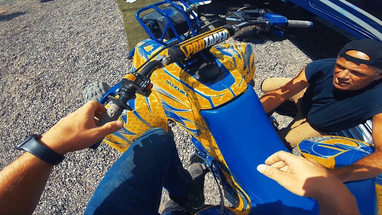 FIRST RIDE 500cc 2 STROKE! *QUADZILLA*