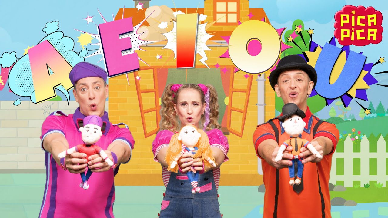 Pica-Pica - Las Vocales  (Videoclip Oficial)#picapica #aprender