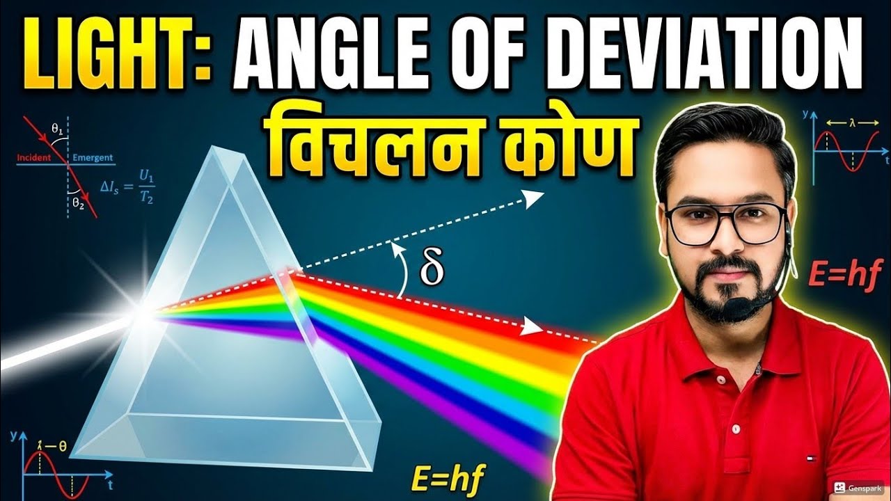 Light:- Angle of Deviation Complete Concept in One Video | Real Concept | | Iert Physics 2026 | 