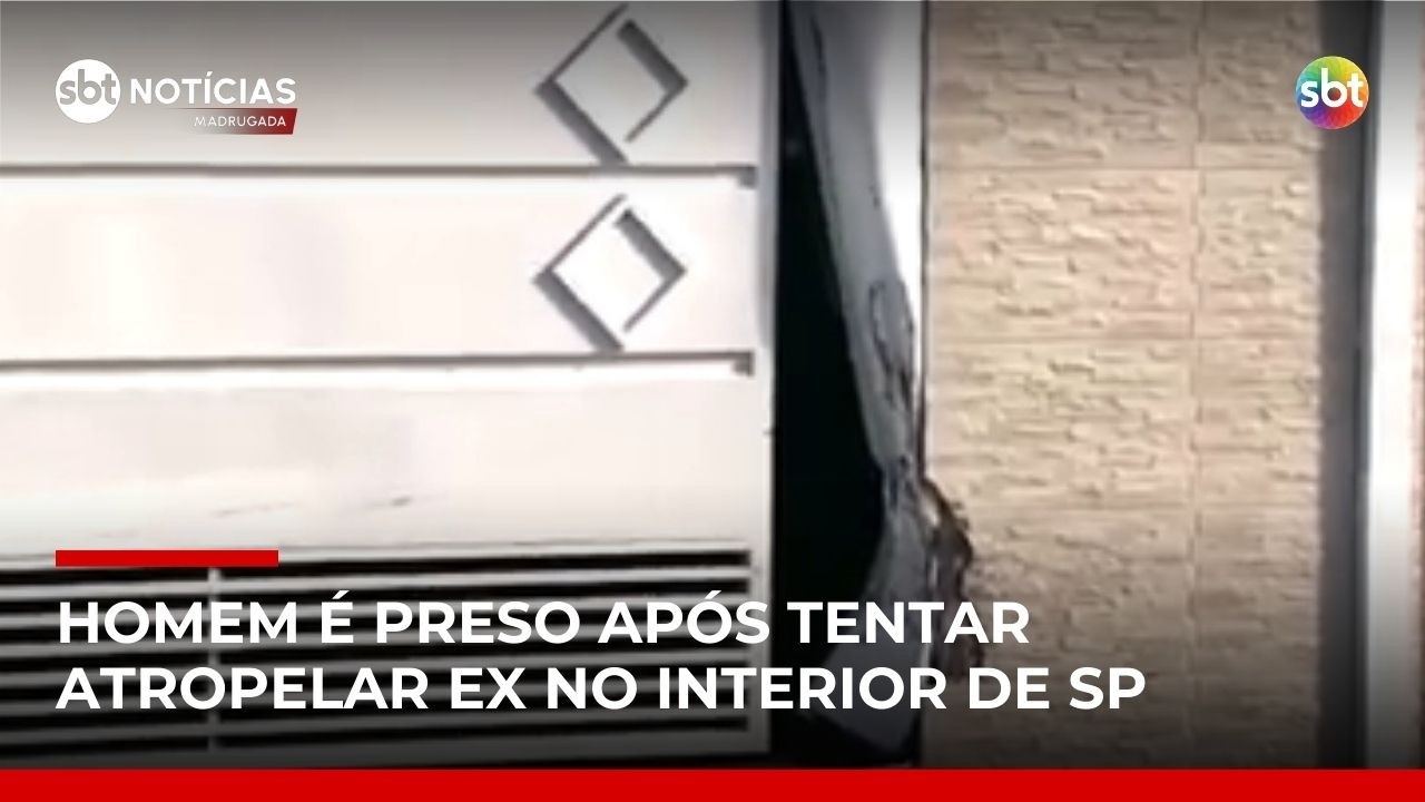 Tentativa de feminicídio: homem tenta atropelar ex-mulher, mas atinge mãe e sobrinha | #SBTNotícias