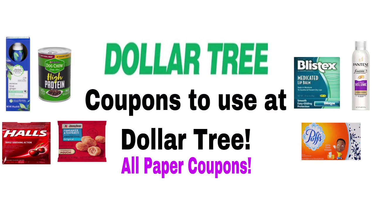 Dollar Tree Couponing! Coupons to use at Dollar Tree!